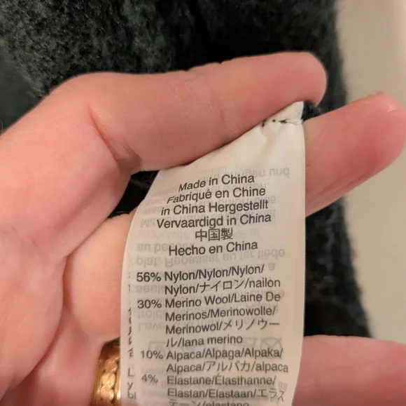 Madewell Kent Open-Front Cardigan In Forest Green - Picture 5 of 6